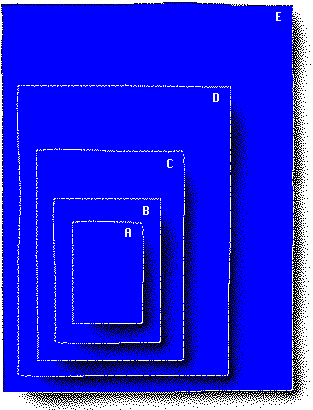 Sizes of a print image