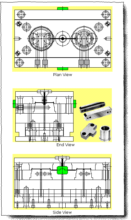 Parting Line Interlock Parting Line Lock Top Locks