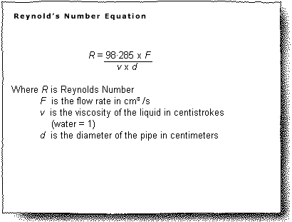 Reynolds Number